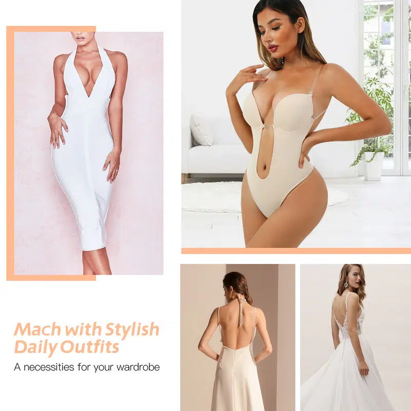 Body Modellante Scollo Profondo a Vita Alta – Eleganza Invisibile