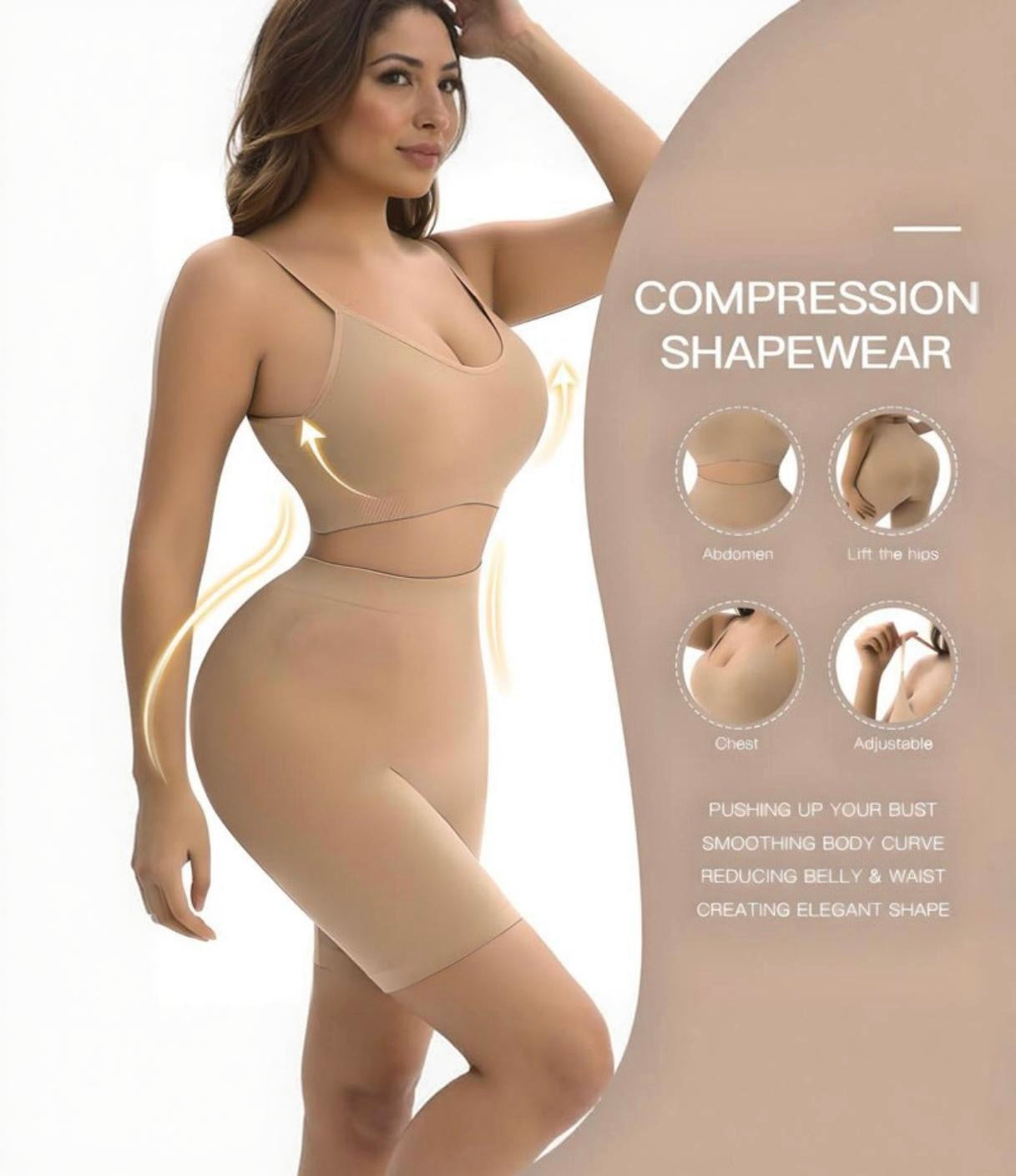 Completo Modellante Snellente – Reggiseno + Shorts Push-Up