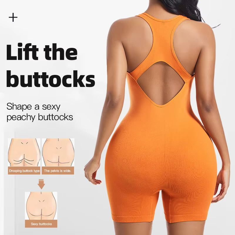 Tuta Modellante Fitness – Morbida, Sexy, Senza Cuciture