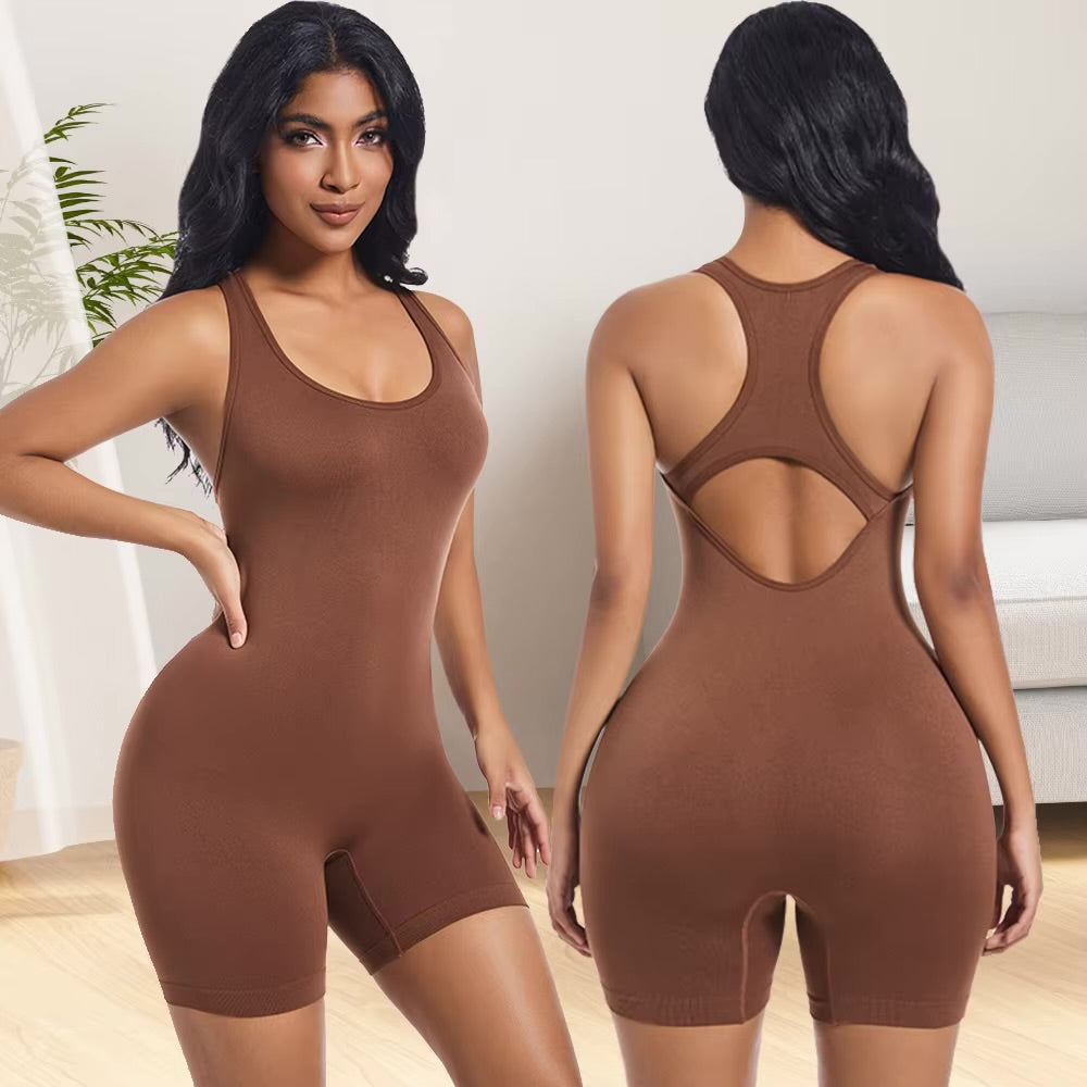 Tuta Modellante Fitness – Morbida, Sexy, Senza Cuciture