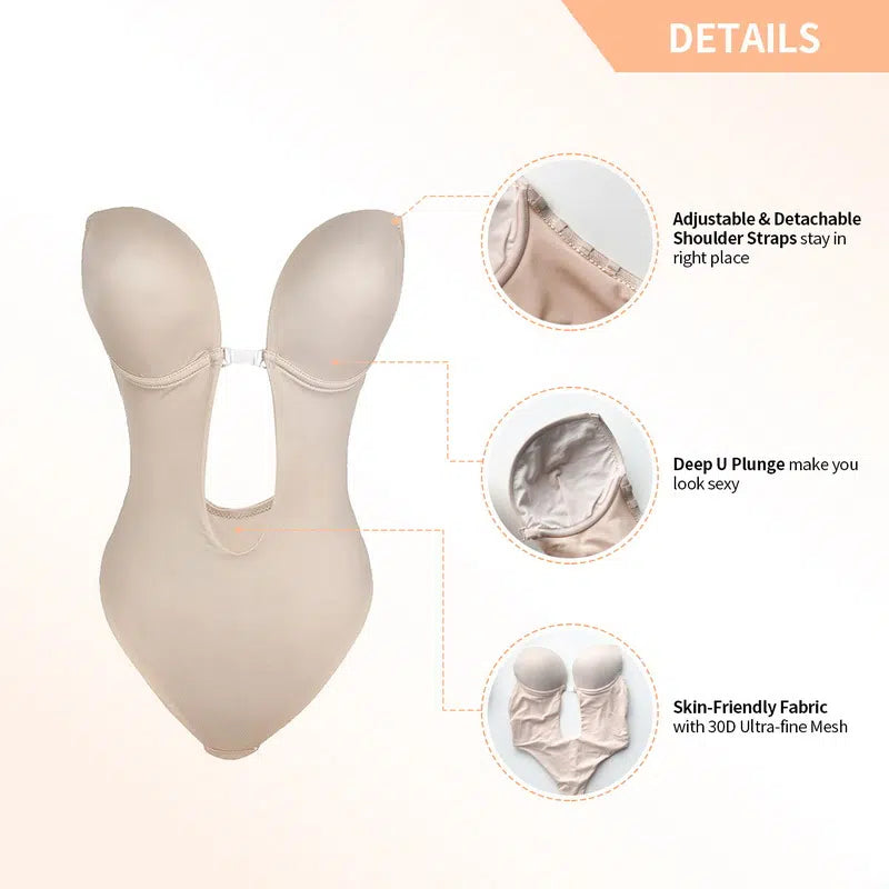 Body Modellante Scollo Profondo a Vita Alta – Eleganza Invisibile